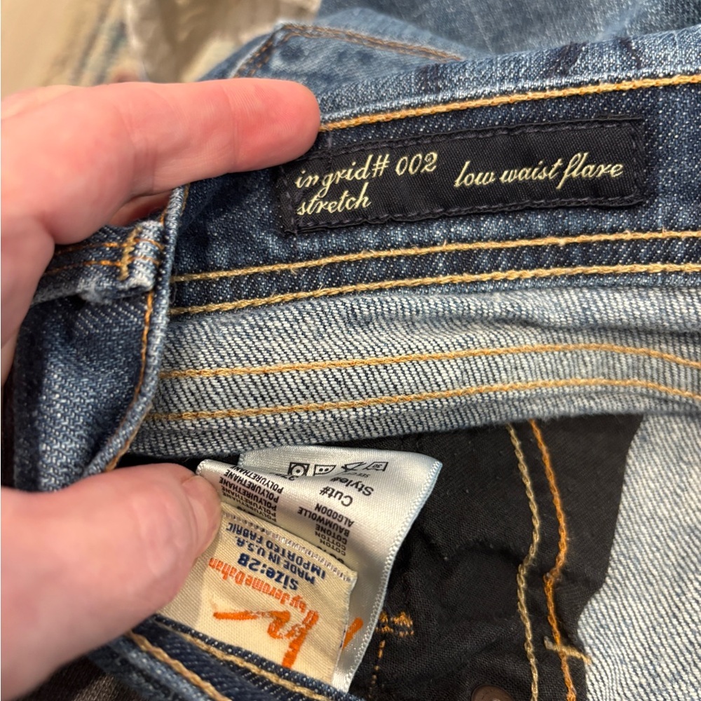 Citizens Of Humanity Dark Blue Ingrid Flare Jeans. Size 28 - Picture 2 of 13